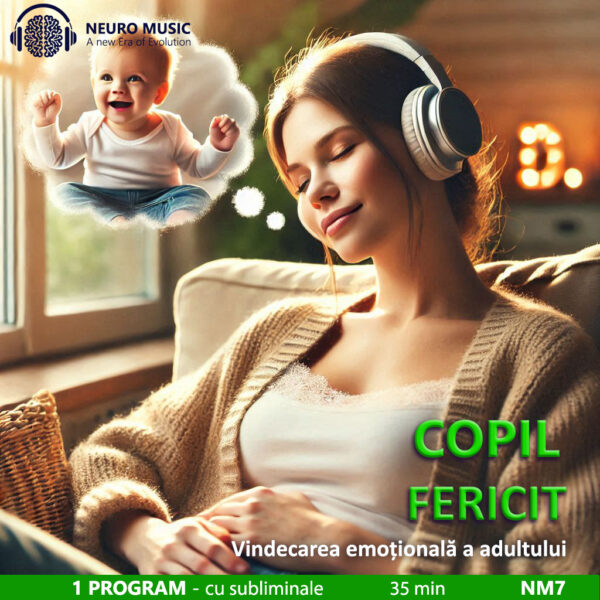 „Copil Fericit” este mai mult decât un simplu program audio – este o călătorie spre vindecare. 🎶 Cu ajutorul sunetelor terapeutice și al tehnologiei AxionSphere, îți oferim un spațiu în care să îți îmbrățișezi copilul interior, să vindeci traumele și să eliberezi blocajele emoționale care te țin pe loc.